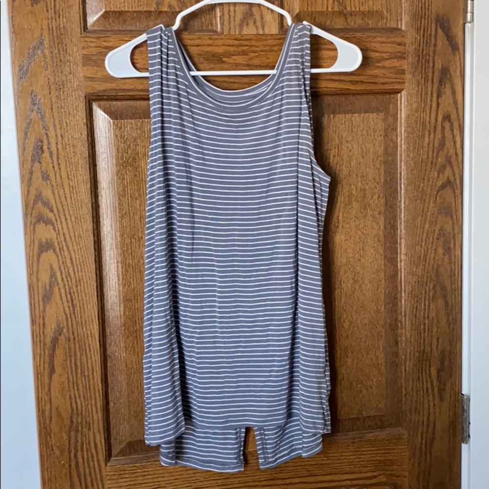 Tank top with cute slit in the back